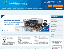 Tablet Screenshot of digitaldruckhaus.de